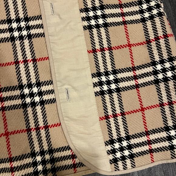 Authentic Burberry Nova Checkered Wool Coat Liner Vest Vintage Size Large - Picture 3 of 12